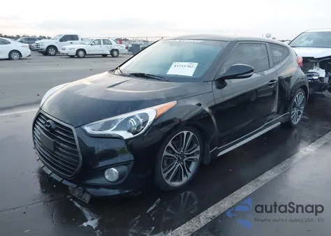2016 Hyundai Veloster Turbo from USA, damaged, VIN KMHTC6AE9GU258145